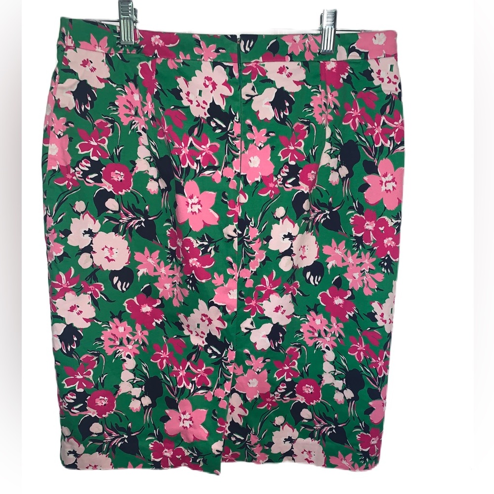 J.Crew Factory Floral Pencil Skirt Size 8